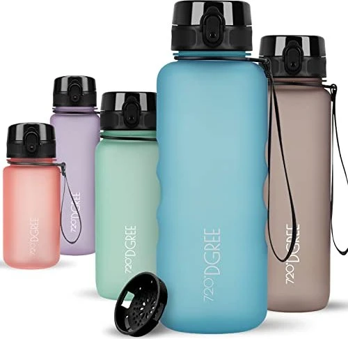 720°DGREE uberBottle softTouch Trinkflasche 1.5l aqua blue