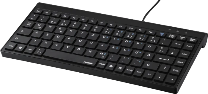 Hama SL720 Slimline Keyboard, USB, DE
