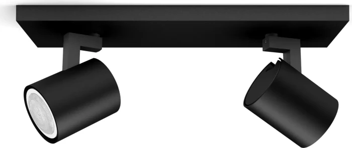 Philips Hue White Ambiance Runner Spot 2-flammig schwarz