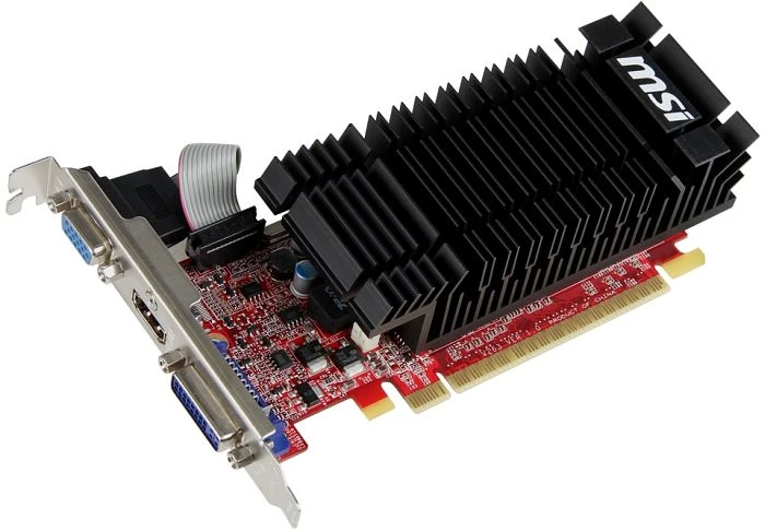 MSI GeForce GT 610 (667MHz), N610-1GD3H/LP, 1GB DDR3, VGA, DVI, HDMI