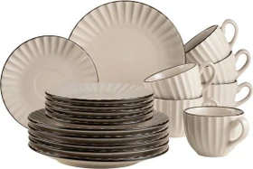Mäser Osita Kaffeeservice beige, 18-tlg.