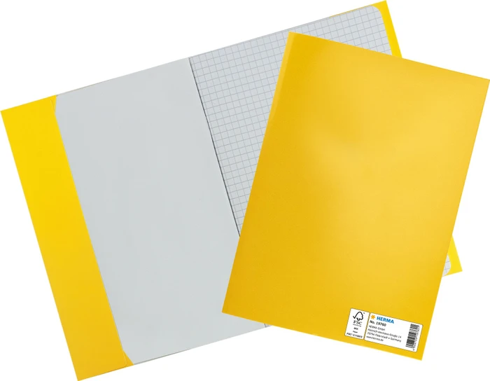 Herma Heftschoner Karton, A5, gelb