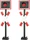 Viessmann - Spur N - Andreaskreuze, 2 Stück (5803)