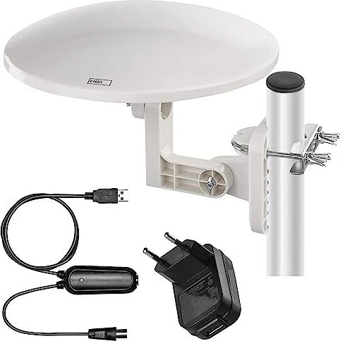 Emos Universal Antenne Village Moon V900, DVB-T2/FM/DAB, aktiv, Outdoor