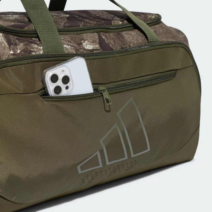 adidas Training Defender Grafik Duffelbag M Sporttasche night cargo/silver pepple