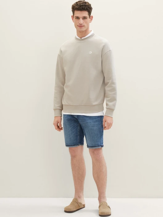 Tom Tailor Josh Jeansshorts Jeans mid stone wash denim (Herren)