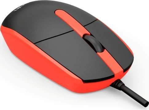 C-Tech WM-10R Wired Mouse schwarz/rot, USB