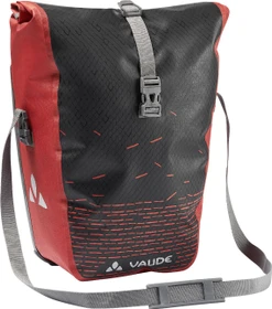 Vaude Aqua Back Print Single Gepäcktasche schwarz/rot