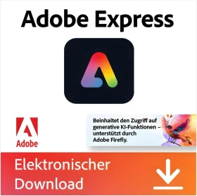 Adobe Adobe Express Premium, 1 Jahr, ESD (multilingual) (PC) (65324501)