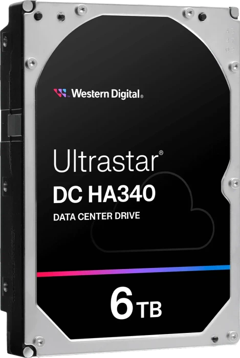 Western Digital Ultrastar DC HA340 6TB, SE, 24/7, 512e / 3.5" / SATA 6Gb/s