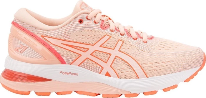 Asics Gel-Nimbus 21 baked pink/white (Damen)