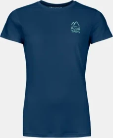Ortovox 120 Cool Tec Mountain Duo Funktionsshirt kurzarm deep ocean (Damen)