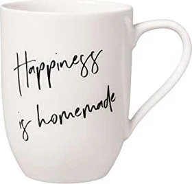 Villeroy & Boch Statement Becher mit Henkel Happiness is homemade 280ml