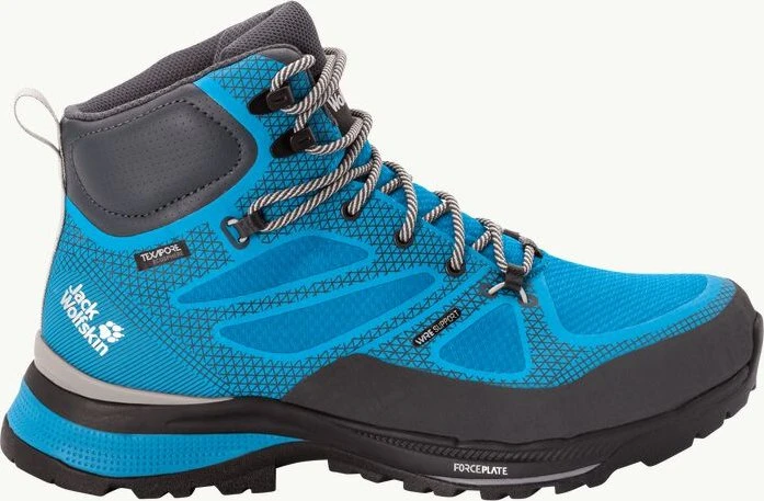 Jack Wolfskin Force Striker Texapore Mid blue/lime (Herren)