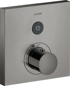 Hansgrohe AXOR ShowerSelect Thermostat Unterputz eckig für 1 Verbraucher polished black chrome