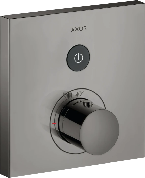 Hansgrohe AXOR ShowerSelect Thermostat Unterputz eckig für 1 Verbraucher polished black chrome