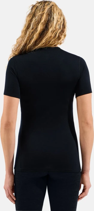 Odlo Natural Merino 200 Baselayer Funktionsshirt kurzarm schwarz (Damen)