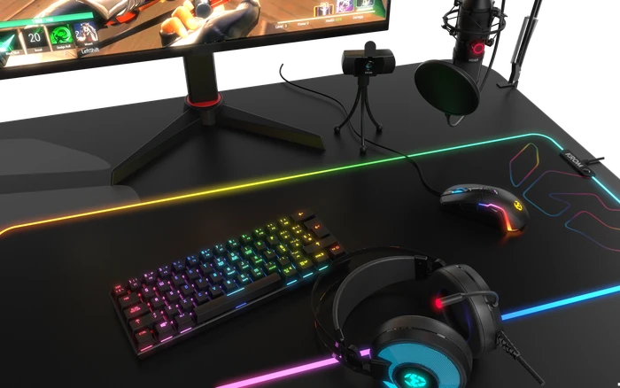 Krom Kick RGB Advanced Gaming Mouse, schwarz, USB