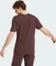 adidas Essentials Single Jersey Linear Embroidered Logo T-Shirt kurzarm shadow brown (Herren) Vorschaubild