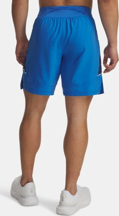 Under Armour Launch Elite 2-in-1 Hose kurz blue atlantis/washed navy/reflective (Herren)