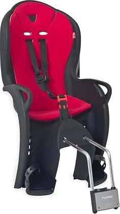 Hamax Kiss Fahrradkindersitz schwarz/rot