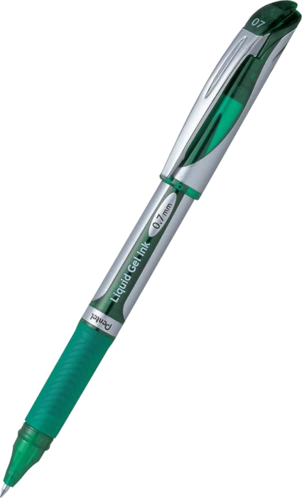 Pentel EnerGel BL57 Gelroller grün/silber