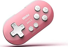 8BitDo Zero 2 Gamepad rosa/weiß (Switch/PC/MAC/Android)