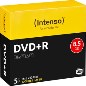 Intenso DVD+R 8.5GB, 8x, 5er Jewelcase