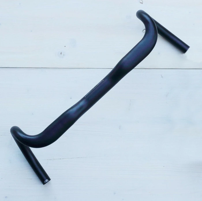 Ergotec Randonneur ER 31.8mm/20mm/0° up/16° back Rennrad Lenker 125mm/75mm 513mm schwarz