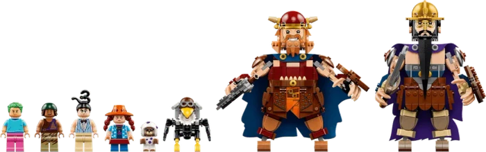 LEGO One Piece - Dorry vs. Brogy - Giants of Little Garden