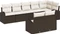 vidaXL Polyrattan Gartensofa Lounge-Set, 8-tlg. Vorschaubild