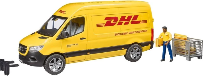 Bruder Profi-Serie MB Sprinter DHL mit Fahrer
