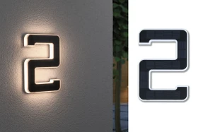Paulmann Outdoor Solar Hausnummer 2 LED Hausnummernleuchte