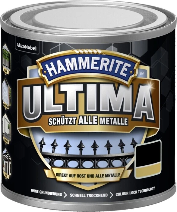 Hammerite Ultima Metallschutz-Lack außen matt anthrazitgrau, 250ml