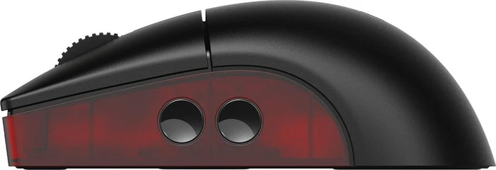 8BitDo Retro R8 Mouse mit Ladestation, Gears of War E-Day Edition, schwarz/rot, USB/Bluetooth