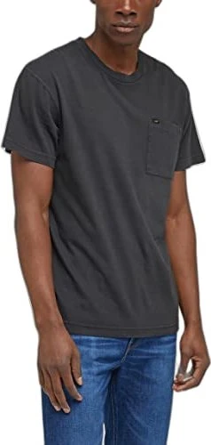Lee Relaxed Pocket T-Shirt kurzarm washed black (Herren)