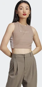 adidas Tanktop Shirt ärmellos chalky brown (Damen)