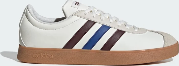 adidas VL Court Base core white/aurora ruby/royal blue (Herren)
