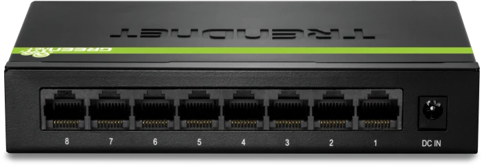 TRENDnet TEG-S GREENnet Desktop Gigabit Switch, 8x RJ-45