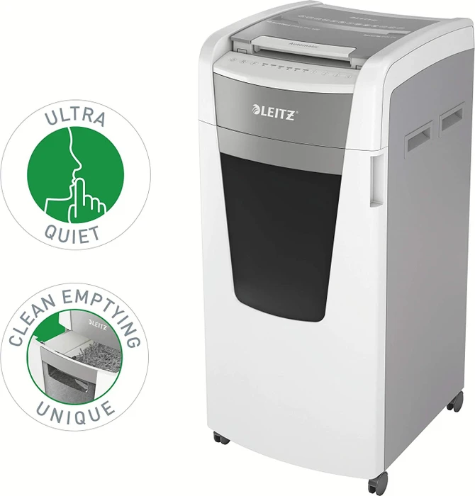 Leitz IQ Autofeed Office Pro 600 P5, 2x15mm, weiß/grau