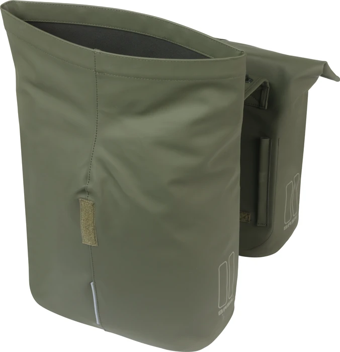Basil City Doppeltasche MIK Gepäcktasche moss green