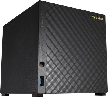 Asustor AS3204T, 2GB RAM, 1x RJ-45 1000Base-T, 3x USB-A 3.0