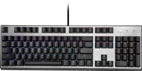 Cooler Master CK351, LEDs RGB, schwarz/silber, LK DarGo Optical BROWN, USB, DE