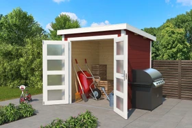 Lasita Maja Zambezi 2 Gartenhaus schwedenrot