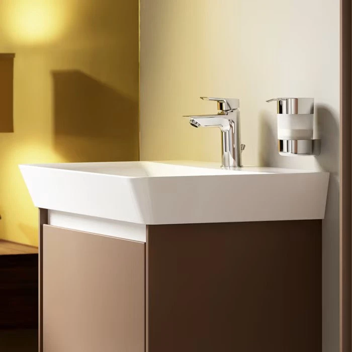 Ideal Standard Connect Air Cube Waschtisch, mit Hahnloch, mit Überlauf, weiß (E029901)
