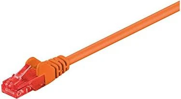 goobay Patchkabel, Cat6, U/UTP, RJ-45/RJ-45, 25m, orange