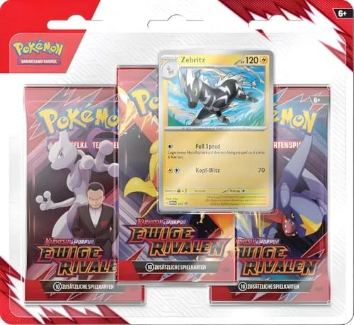 Pokémon - Karmesin & Purpur Ewige Rivalen Booster 3-Pack