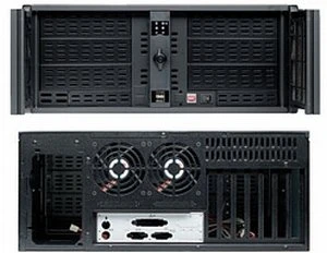 Fantec TCG-4860KX07-1, schwarz, 4HE