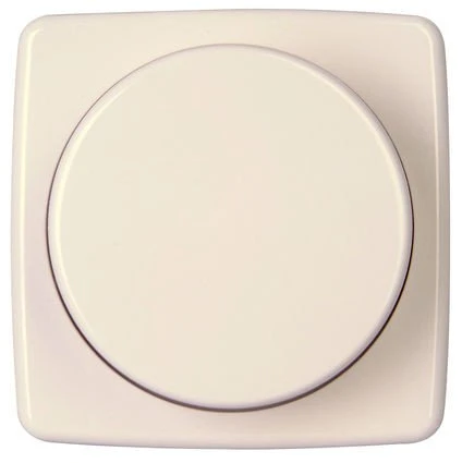 Kopp Rivo Dimmer-Abdeckung für Druck-Wechseldimmer, reinweiß