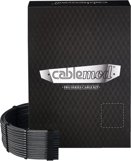CableMod C-Series Pro ModMesh 12VHPWR Cable Kit for Corsair RM (Black Label), carbon